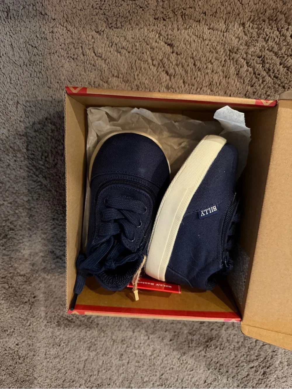 Billy Navy Canvas Shoes -